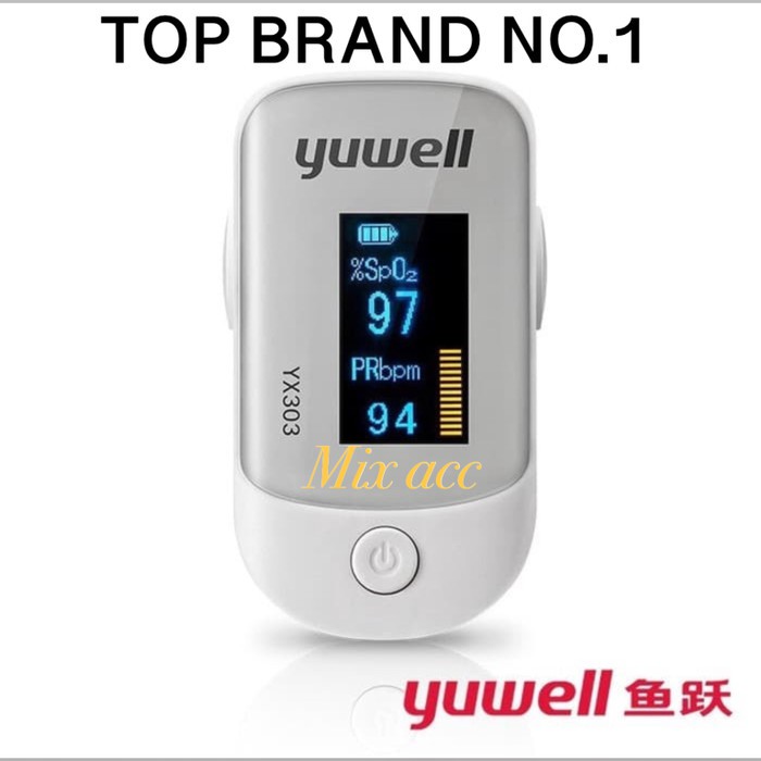 Oximeter Yuwell YX303 Fingertip Pulse Oximeter oxymeter Oksigen SpO2