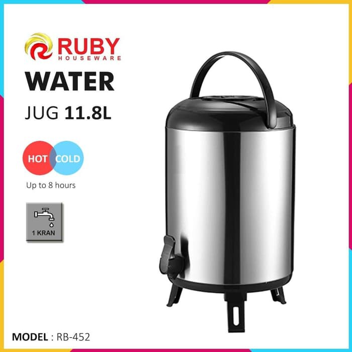 RUBY RB-452 Water Jug 11.8Lt [Panas &amp; Dingin]