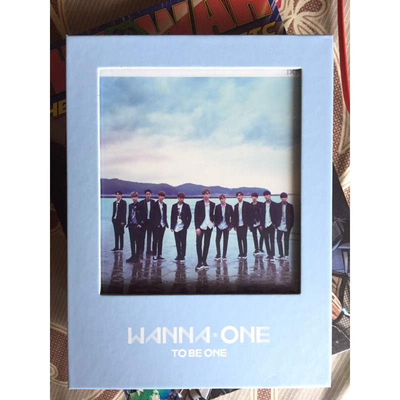 ALBUM WANNA ONE TO BE ONE BLUE VER|FULLSET|COVER GUANLIN|PC GUANLIN PINK VER|SLEEVE GUANLINE