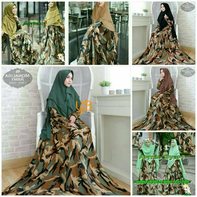 GAMIS SYARI KING JUMBO LD120CM 130CM ARMI BUSUI ARMY XL XXL XXXL GOOD QUALITY REALPIC BANYAK WARNA