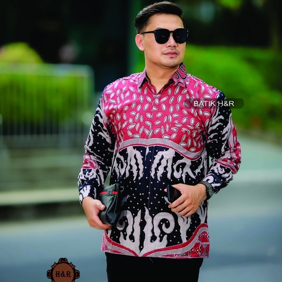 Baju Batik Pria Lengan Panjang Kemeja Batik Pria Batik Premium Kemeja Cowok Batik modern Baju Pria