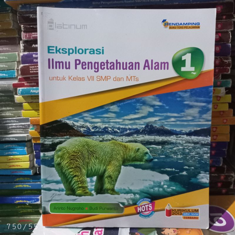 BUKU BEKAS EKSPLORASI IPA SMP KELAS 1 PLATINUM