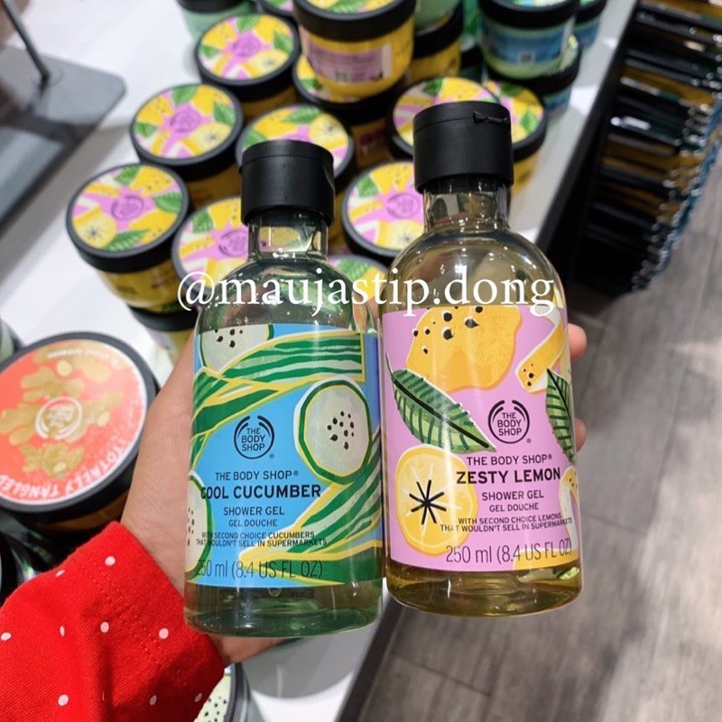 Shower gel limited edition Zesty Lemon & Cool Cucumbar