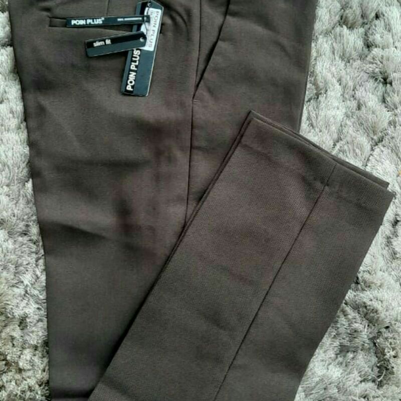 Celana formal pria Celana Kantor Slimfit Celana Bahan Woll super premium  (tebal)