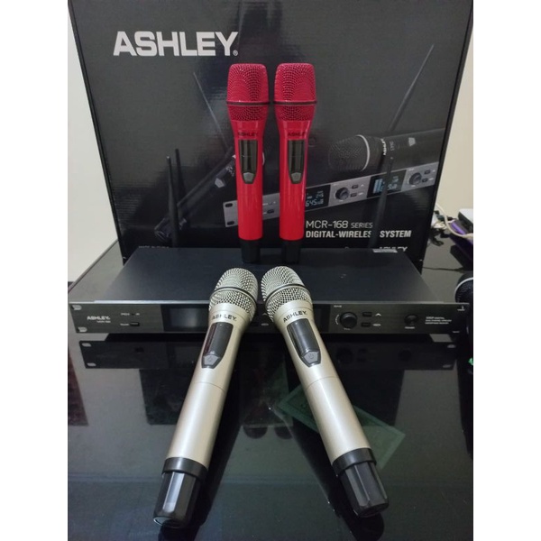 mic wireless ashley MCR-168 mcr 168 original garansi 2tahun