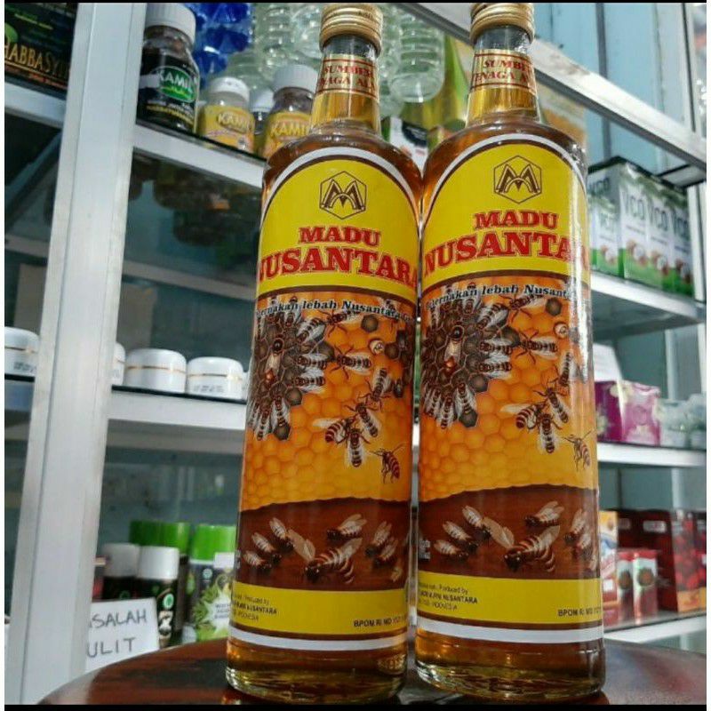 

madu nusantara super bee polen + royal jelly 650 ml