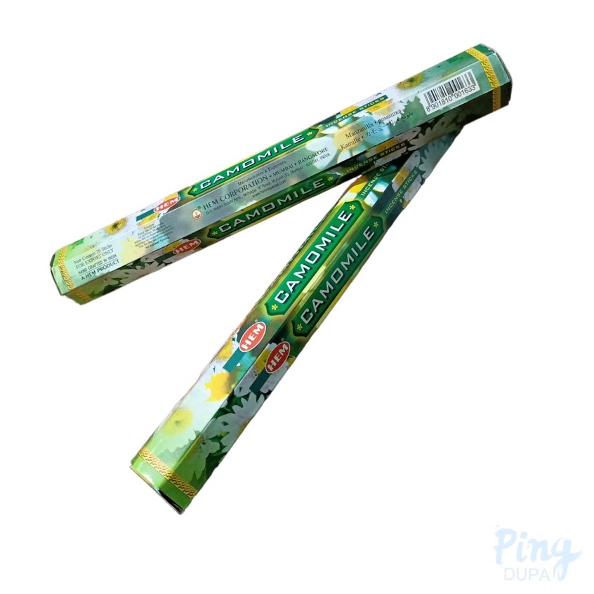 Dupa Hio Bunga Camomile by HEM India Isi 20 Batang Handmade Bunga Camomile