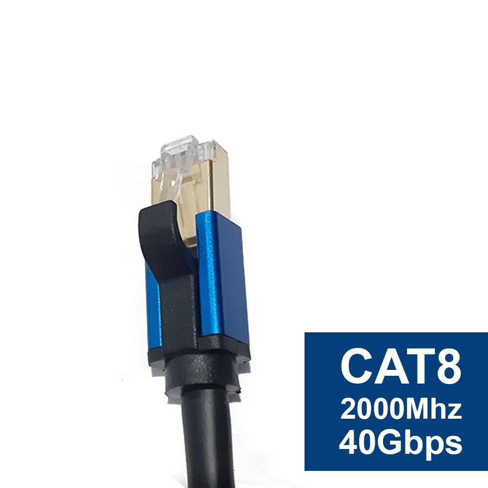 Kabel LAN Cat8 Round Patch Cord Ethernet UTP Cable 2 Meter