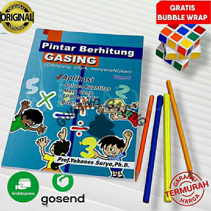 Buku Pintar Berhitung GASING vol 5 Volume 5 KARANGAN Prof. Yohanes Surya