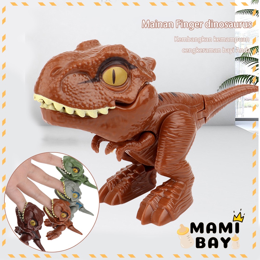 OKEYI Mini Mainan Dinosaurus Lucu Gigit Jari/Dinosaurus Mainan Kecil