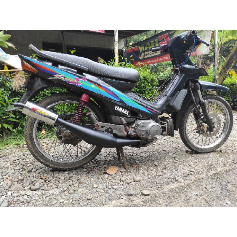 knalpot Sigma/Alfa perut model standar racing f1 by Chan racing.