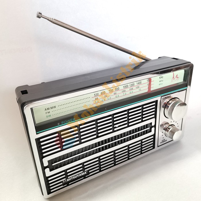 Radio Klasik Mitsuyama MS4020BT Antena 2 Band AM FM Portable