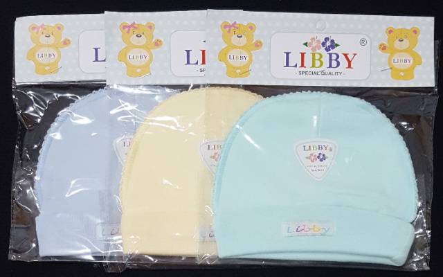 Libby Topi Bulat NB (0-3) / Topi Bulat Bayi