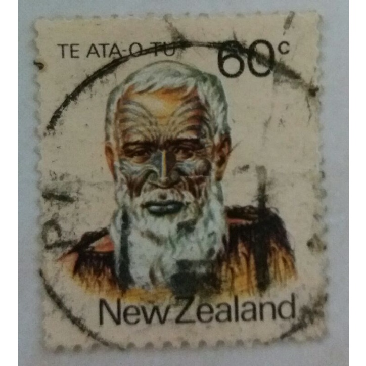 

(AA) Perangko New Zealand Tahun 1980 Seri Te Ata O Tu - Maori Personalities Used