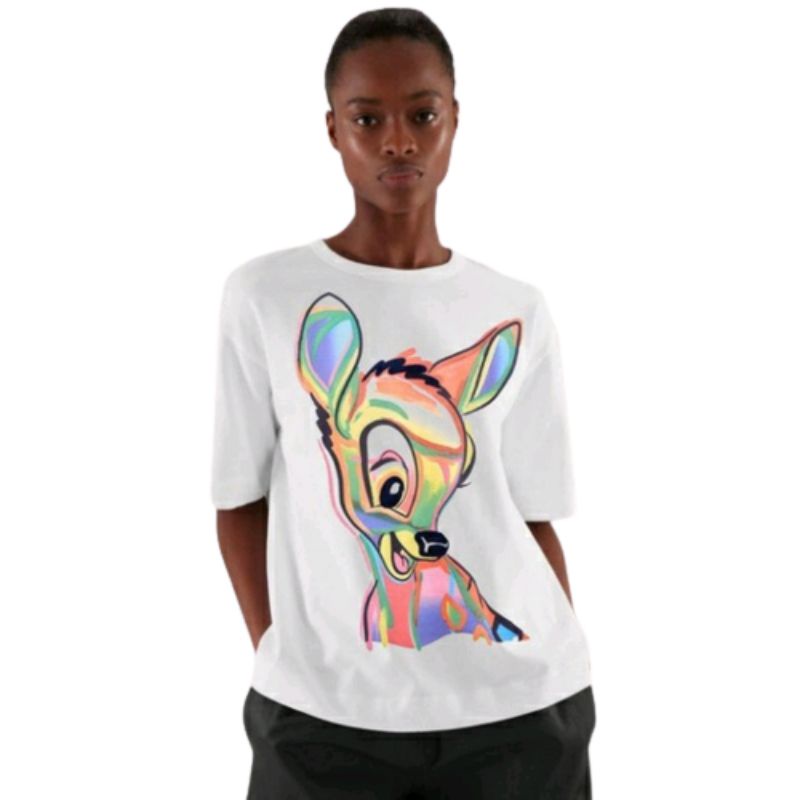 Zara Disney T-shirt BAMBI WARNA WHITE