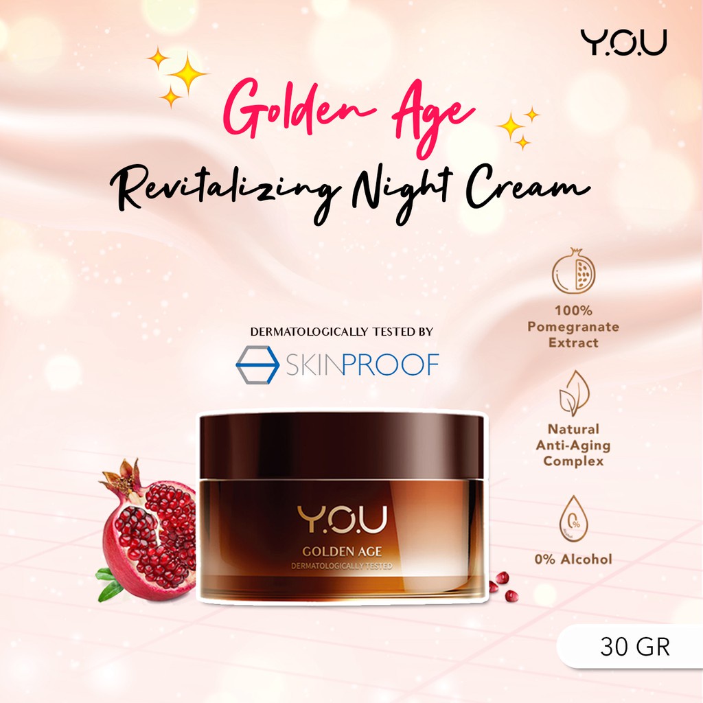 YOU GOLDEN AGE REVITALIZING NIGHT CREAM 30 GRAM