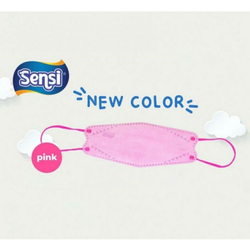 Masker sensi convex 4 ply 1 kotak isi 40 pcs