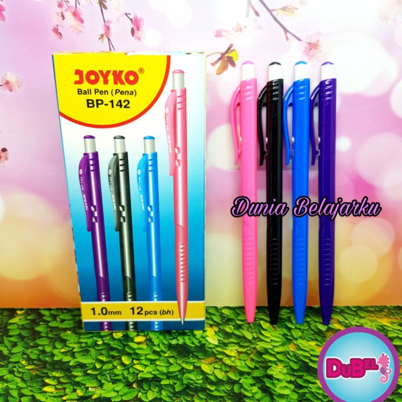 

Pulpen Joyko / Ballpoint Joyko / Pulpen Joyko BP-142 1.0 mm / Hitam / 1 BOX ISI 12 PCS