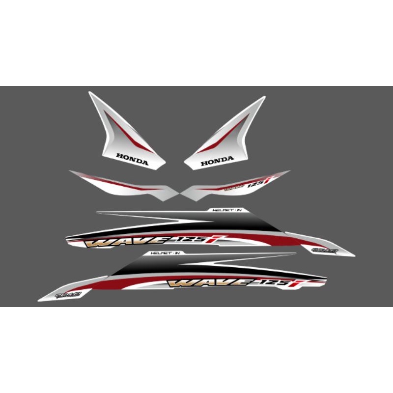 striping wave 125 I Helm in / Supra 125 X helm in