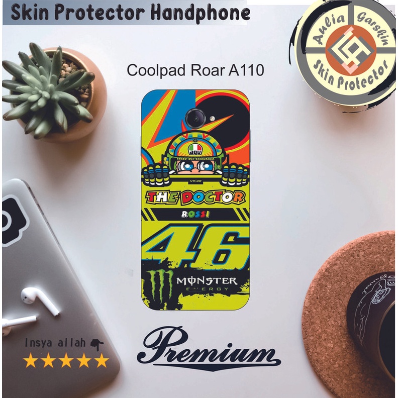 Dapat 2pcs Garskin HP Coolpad Roar A110  Motif PP - Free Custom Motif Via Chat