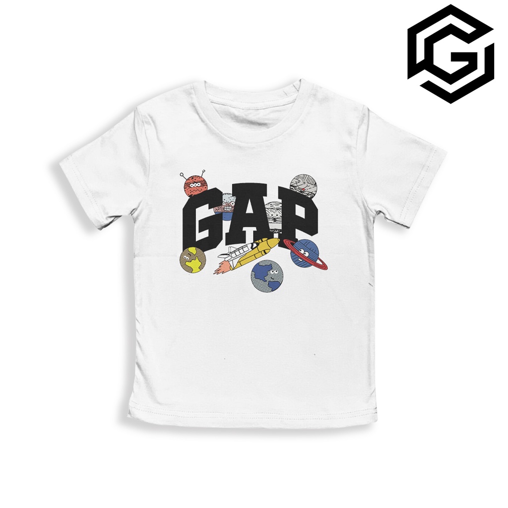 Kaos Distro Anak Laki-Laki Dan perempuan 1-10 Tahun Unisex Motif GAP