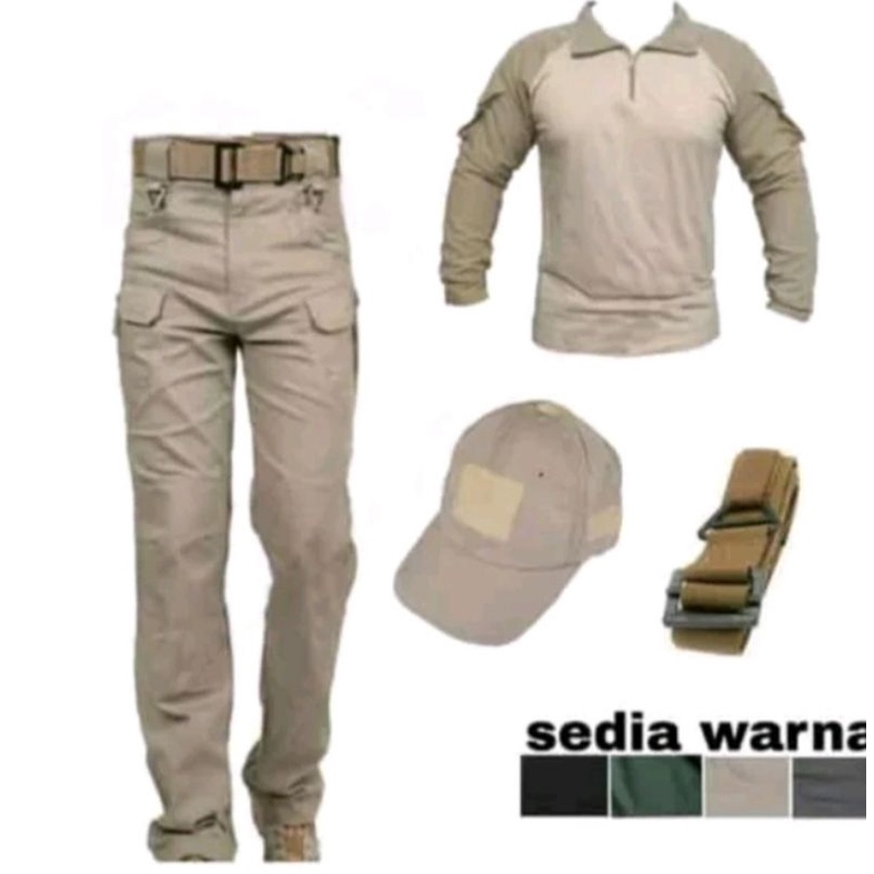 STELAN BAJU TACTICAL SATU PAKET