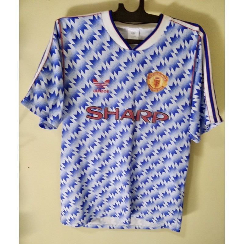 Manchester United Away 1992 Bryan Robson