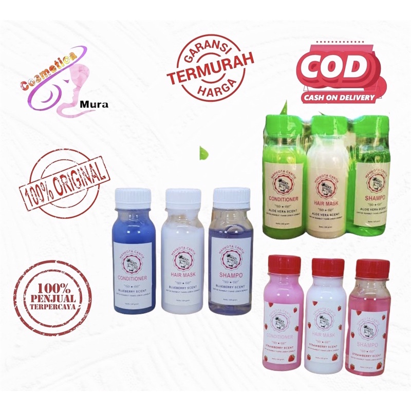 SYB PAKET PERAWATAN RAMBUT 3in1 - PAKET SYB SHAMPO CANTIK