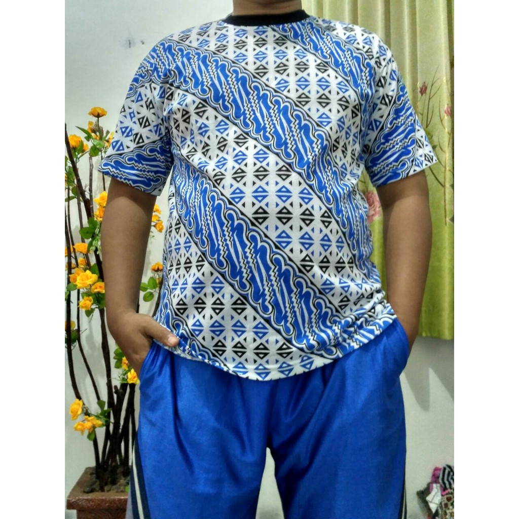 Kaos Batik Jumbo Kaos Big Size Unisex (cowok Cewek) Kaos Jumbo