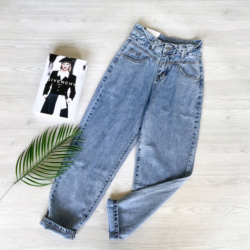 BOYFRIEND JEANS HW IMPORT KODE MS 8620