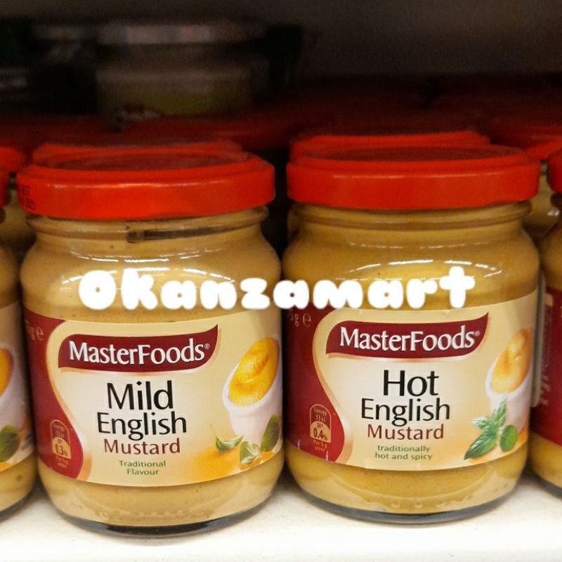 

Masterfoods Mild/Hot English Mustard 175gr