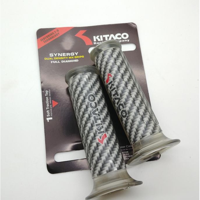 Dapatkan Handgrip Kitaco Carbon Hitam Universal