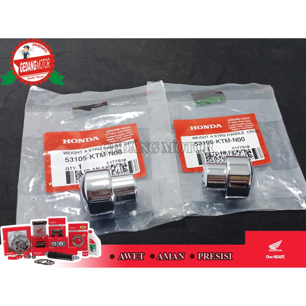 JALU BANDUL BALANCER STANG SUPRA X125 KARISMA SET CROM 53105-KTM-N00