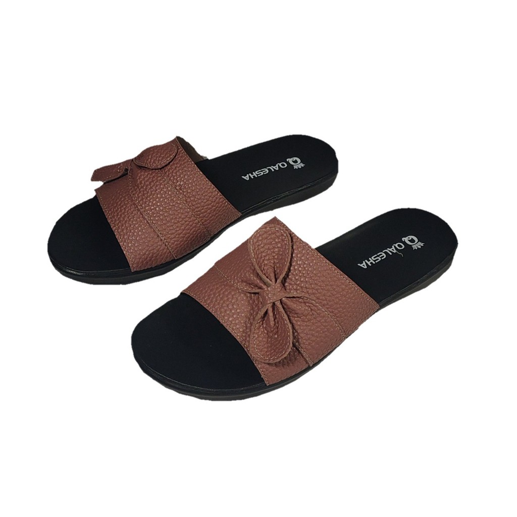 Insyira - Sandal Wanita Delmira / Sandal Papirut Wanita Non Slip Alas Hitam / Sandal Wanita Slop Pita Samping