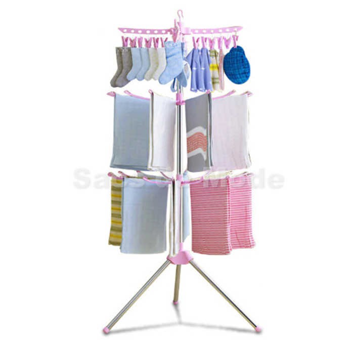 Jemuran Rak Gantungan Baju Handuk Indoor Outdoor Hanger Jemuran Rak Gantungan Baju Handuk Indoor Outdoor Hanger