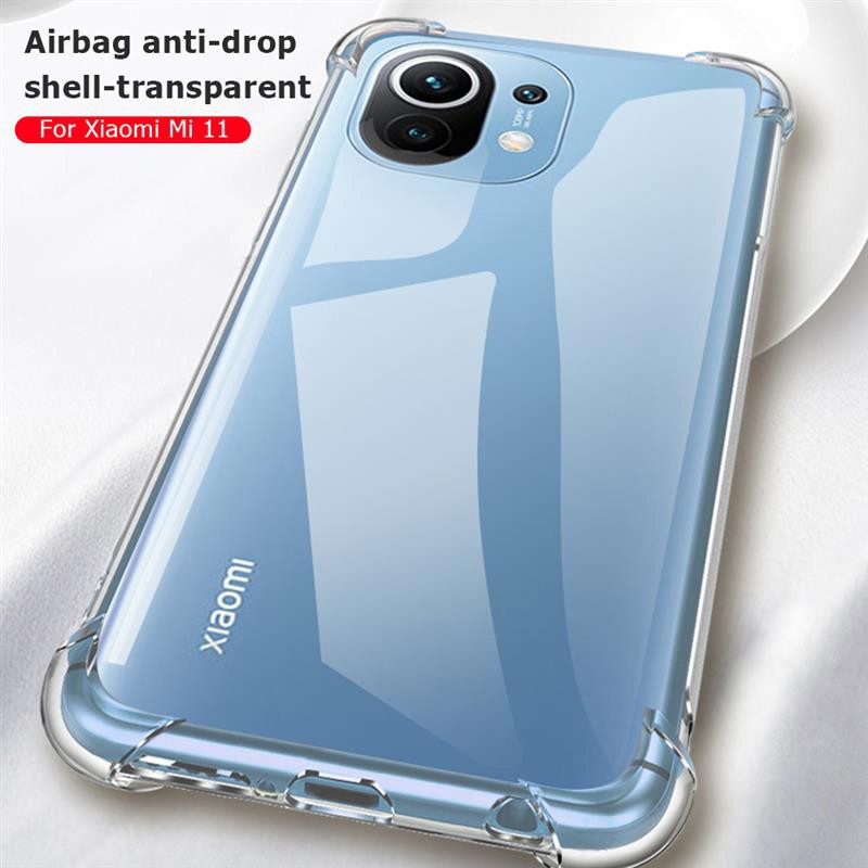 Soft Case Silikon Xiaomi Mi 11 Xiaomi 11 Lite Xiaomi 11 ultra Bening Transparant Airbag Anti Crack Tebal