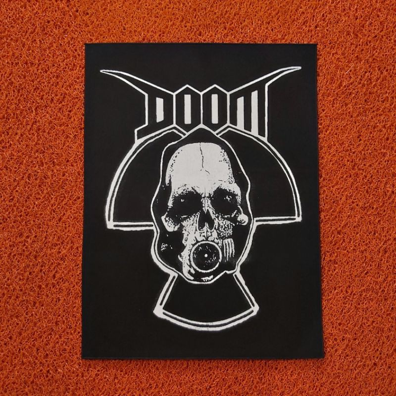 BACKPATCH / EMBLEM SABLON DOOM UKURAN BIGSIZE