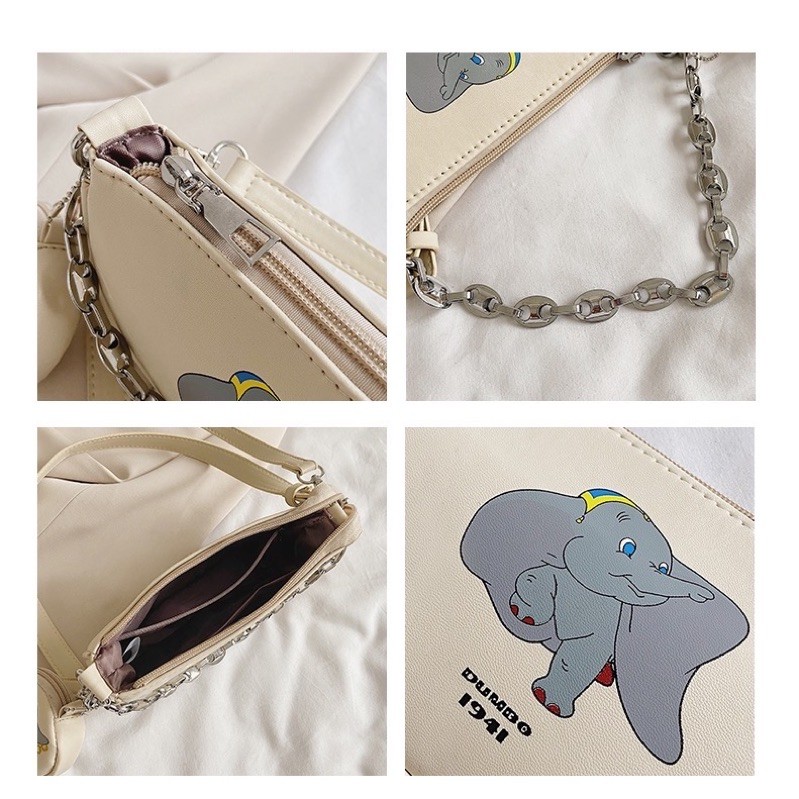 sling bag wanita Disney Dumbo tas selempang wanita tas slempang wanita dumbo tas wanita lucu