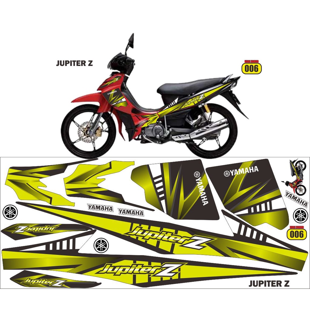 Striping jupiter z / decal jupiter z / variasi jupiter z / yamaha jupiter z 2005 2006 2007 2008 2009