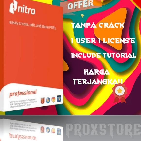 ☻ Nitro PDF 13 Pro License ORIGINAL - DVD License ۝