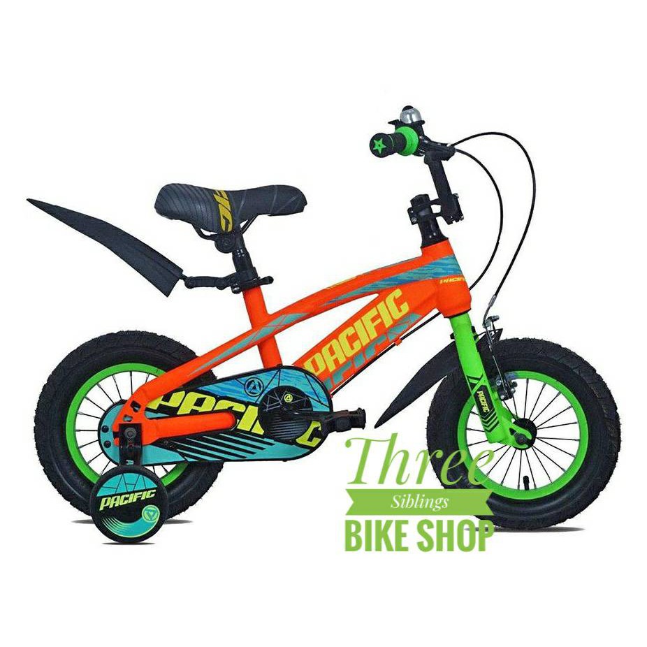 SEPEDA ANAK BMX PACIFIC AVALON 3.0 12 INCH WARNA MERAH HIJAU