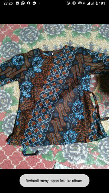 New Batik Couple Blouse Lonceng Batik Sarimbit Atasan Batik Wanita Batik Pria Batik Pekalongan