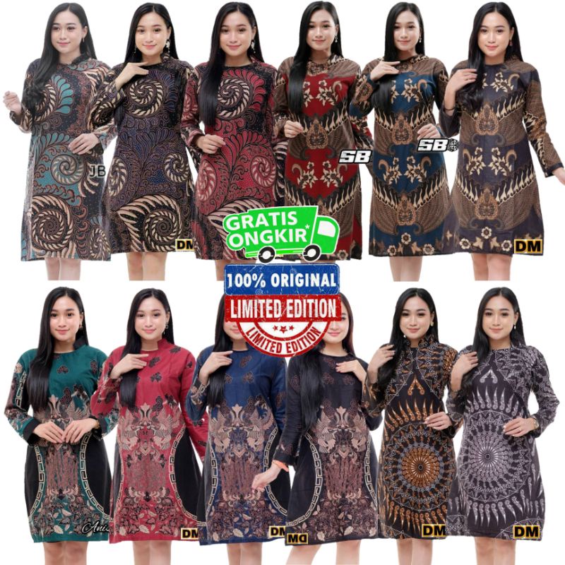 ATASAN TUNIK BATIK WANITA TERBARU | TUNIK BATIK KANTOR PREMIUM | TUNIK BATIK MURAH AL-ZAHRA
