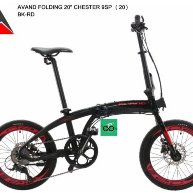 Sepeda lipat 20" Avand Chester IX (9 speed) NEW