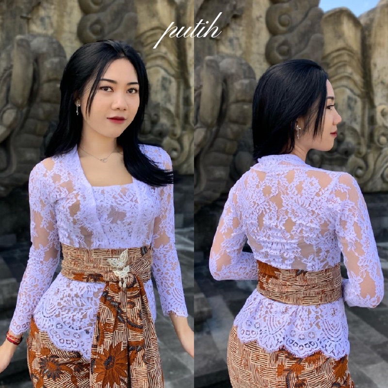 Jual Promo Kebaya Bali Jadi Brokat Semi Prancis Premium Special Banyak