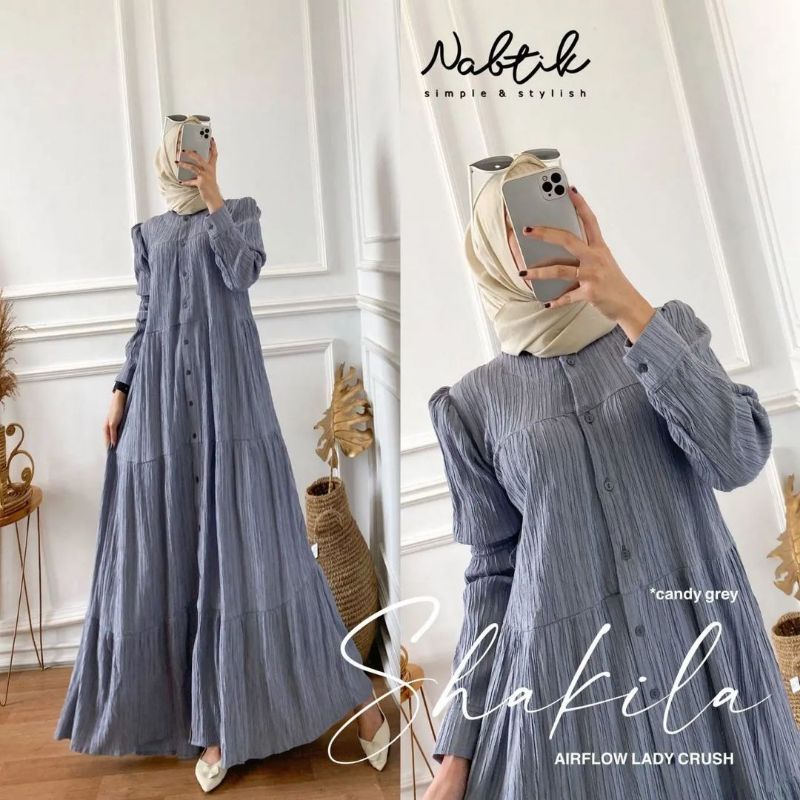 Shakila Gamis Crinkle Airflow Lady Crush Original