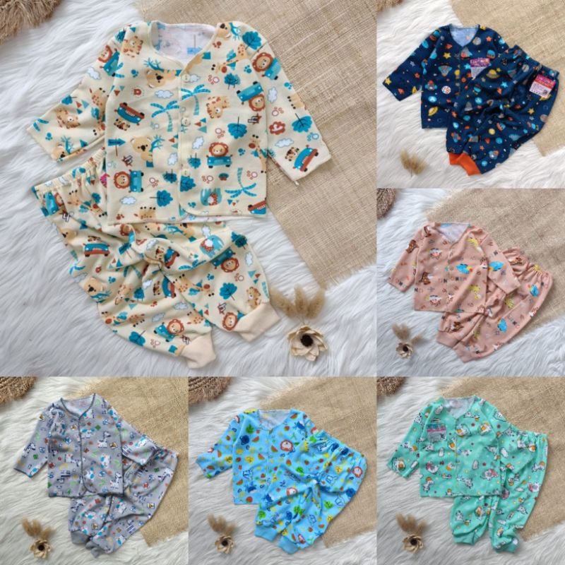 3 pcs setelan panjang bayi baru lahir set pakaian bayi newborn baju bayi