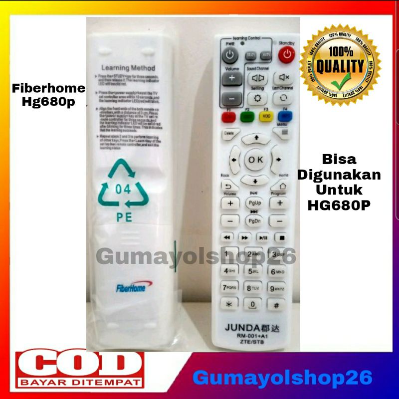 Remot Remote STB HG680 Junda RM -001+A1 / Remot Stb Hg680