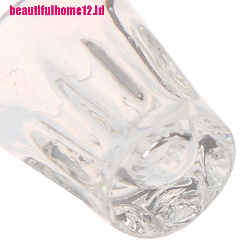 【beautifulhome12.id】4pcs/set Dollhouse Miniature Accessories Mini Resin Transparent Cup Simulation Model