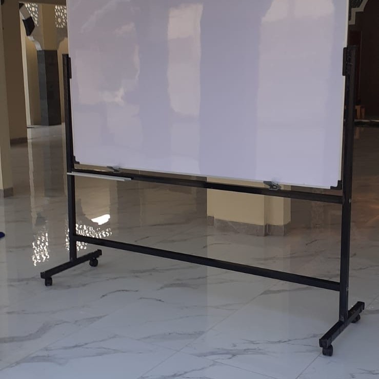 

white board Magnetik Standing Double face 120~180 Cm